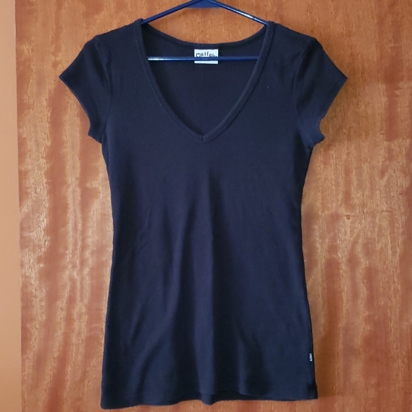 Vintage OUTLAW USA black v-neck tee - Picture 1 of 4